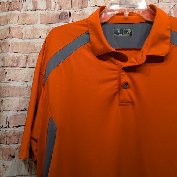PGA Tour Motionflux 360 Orange/Gray Polo Size Large - Picture 4 of 13